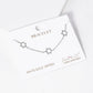 Celestial Star Station Bracelet with Cubic Zirconia Accents
