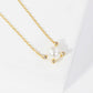Bridesmaid Pearl and Crystal Pendant Necklace