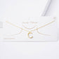 Gold Plated Pearl Initial Necklace