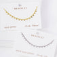 Minimalist Dainty Coin Charm Bracelet