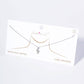 Crystal Treble Clef Pendant Necklace