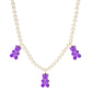 Multicolor Beaded Gummy Bear Necklace