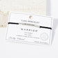 Inspirational Messages "Warrior" Tube Bar Bracelet