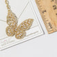 Crystal Butterfly Bag Charm & Keychain