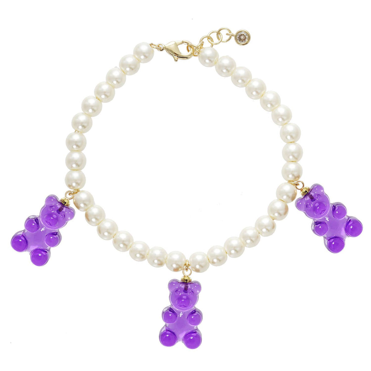 Multicolor Beaded Gummy Bear Bracelet