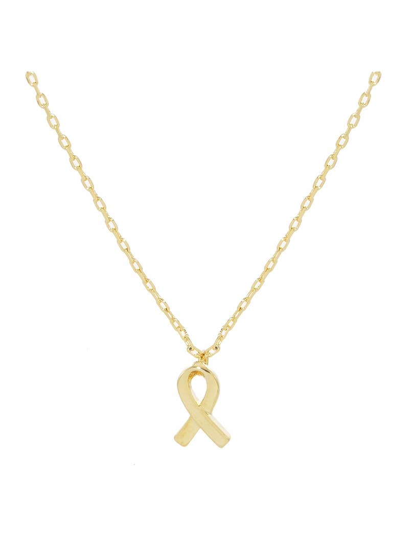 Awareness Ribbon Pendant Necklace