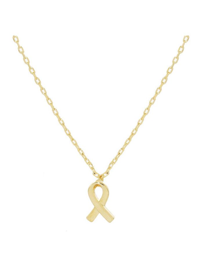 Awareness Ribbon Pendant Necklace