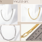 18K-Gold-Dipped Polished Brass 5mm Wheat-Chain Necklace