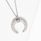 Gold Dipped Crescent Moon Necklace