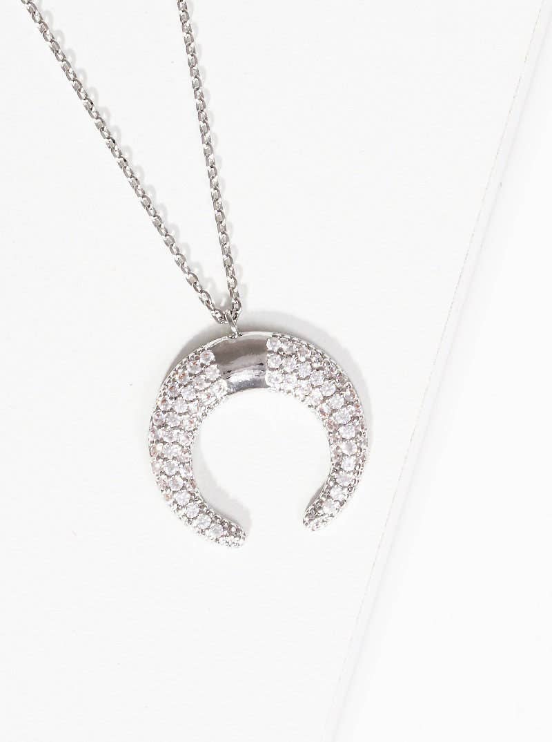 Gold Dipped Crescent Moon Necklace