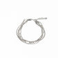 3-in-1 Layered Chain Bracelet with Easy Magnetic Clasp