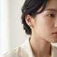 Dainty Pearl & Crystal Bow Earrings
