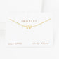 Gold Plated Initial Letter Bracelet