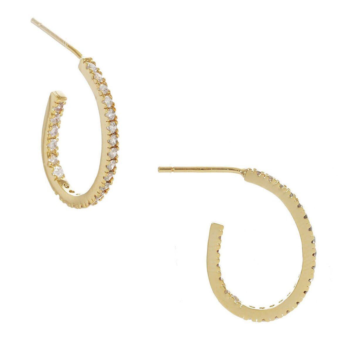 Gold Plated Mini Hoop Earrings