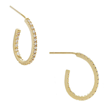 Gold Plated Mini Hoop Earrings