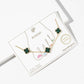 Lucky Charm Four-Leaf Clover Station Anklet - Multiple Color
