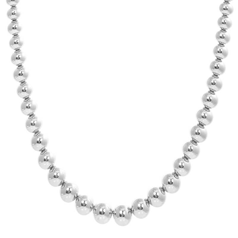 Gold Plated Bold Bead Necklace