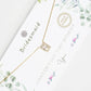Bridesmaid Emerald Cut Cubic Zirconia Pendant Necklace