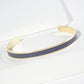 18K GOLD DIPPED ENAMEL COLOR GAME DAY CUFF BRACELET
