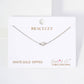 4mm CZ-Stone 18K-Gold-Dipped Chain Bracelet