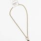 Birthstone Pendant Necklace – Gold-Dipped Ball Chain