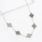 Chic 5-Motif Clover Station Necklace