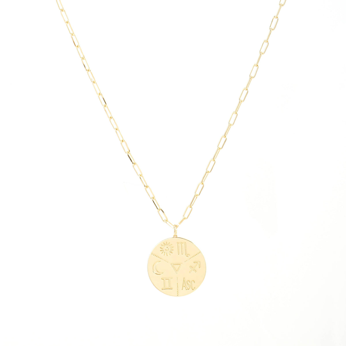 Gold Plated Constellation Relief Necklace