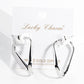 Twisted Geometric Hoop Earrings