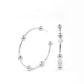 Gold Plated Ball Beaded Hoop Earrings