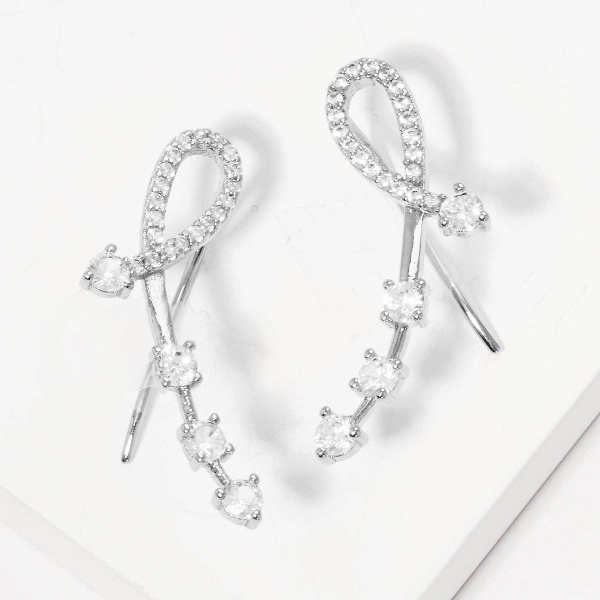Gold Plated Ear Wire Ear Crawler Earrings