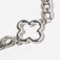 Clover Link Curb Chain Bracelet