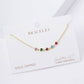 Dainty Bezel-Set Cubic Zirconia Station Chain Bracelet