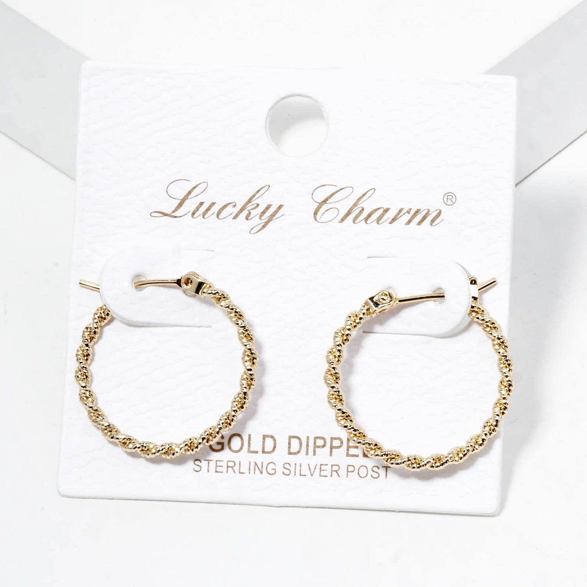 Twisted Twist Hoop Earrings