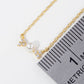 Dainty Pearl and Cubic Zirconia Bridesmaid Necklace