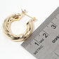 Twisted Hoop Earrings