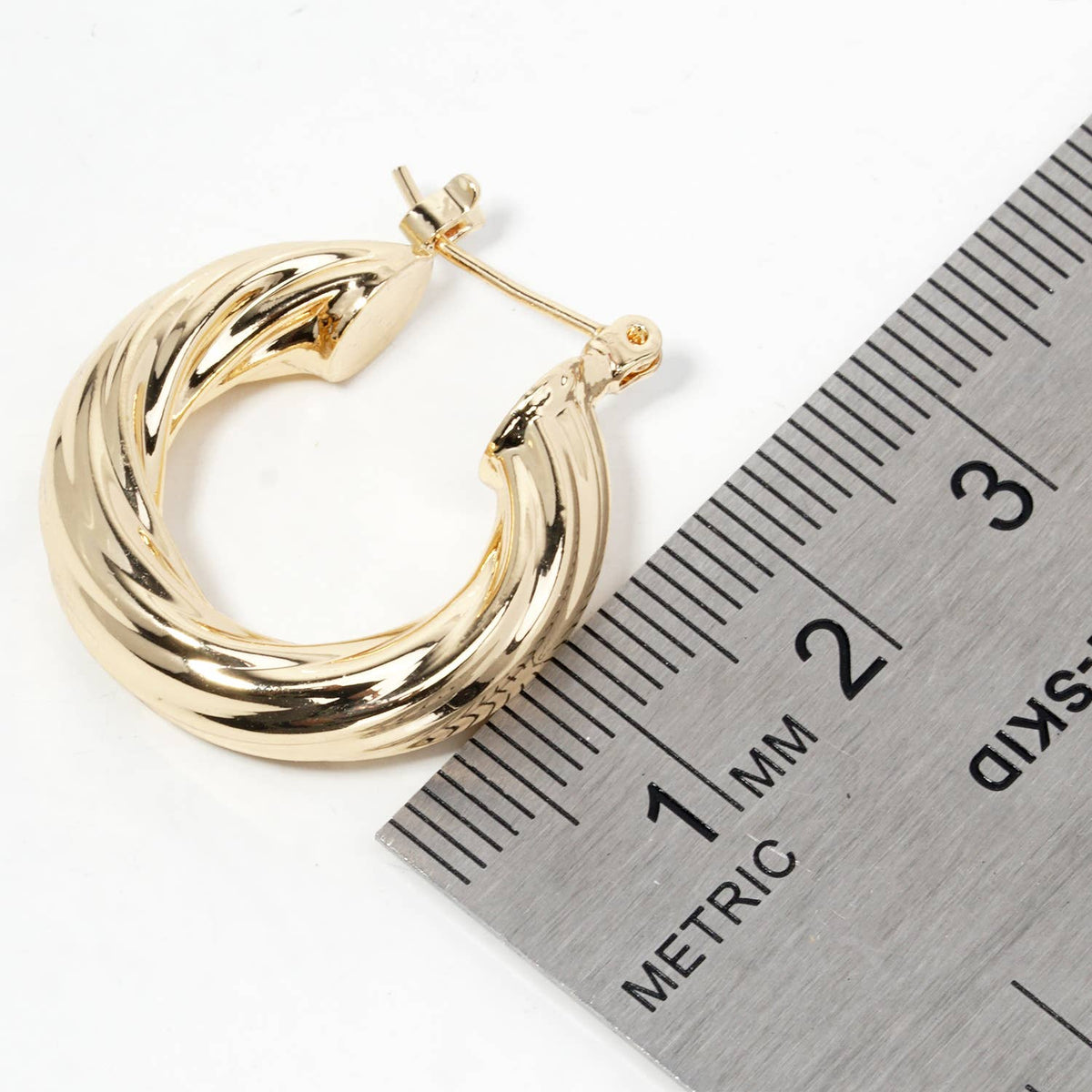 Twisted Hoop Earrings