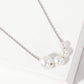 Gold Plated Freshwater Pearl Cluster Necklace
