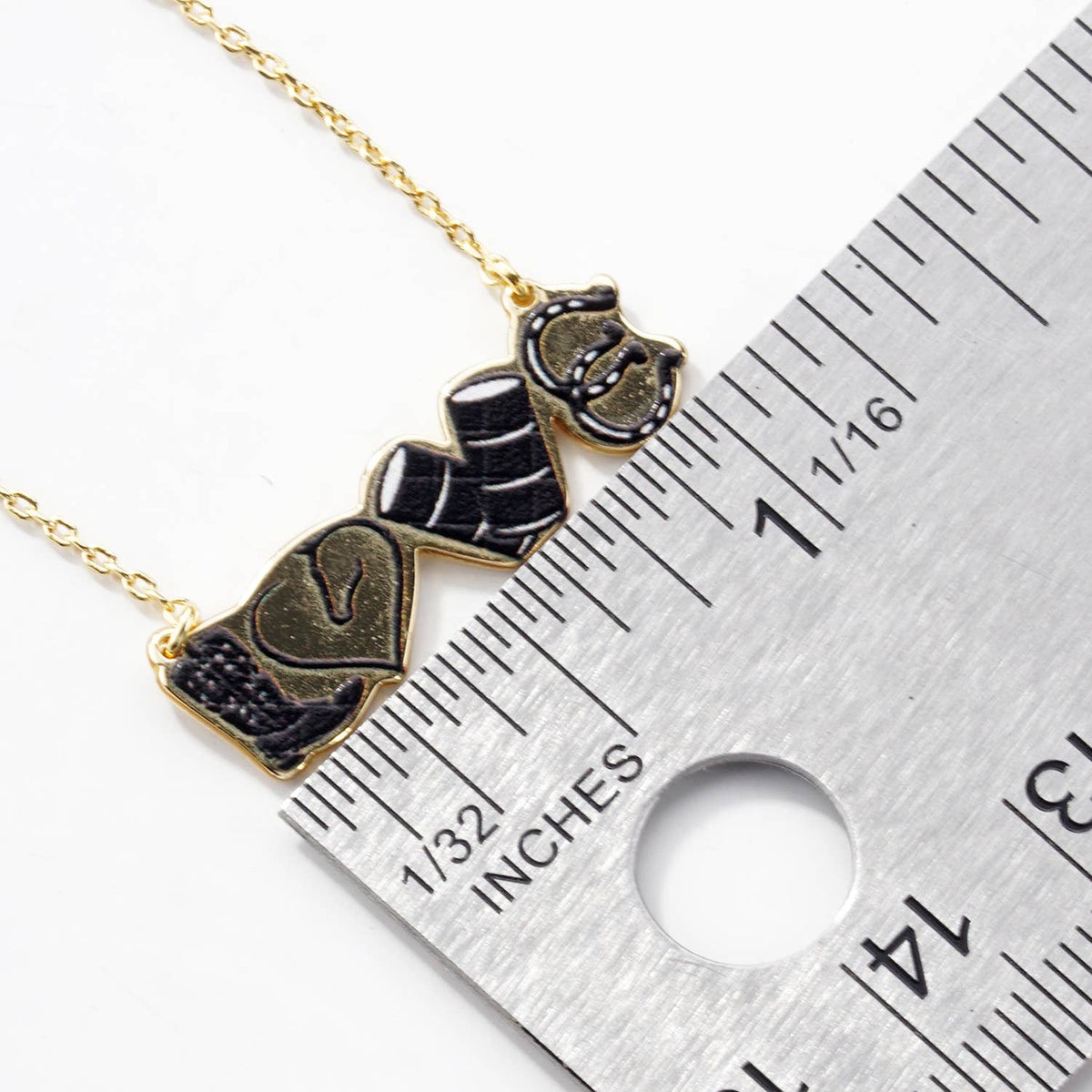 Western Equine "LOVE" Pendant Necklace