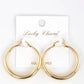 Gold Plated Hoop Earrings