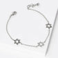 Star of David Delicate Charm Bracelet