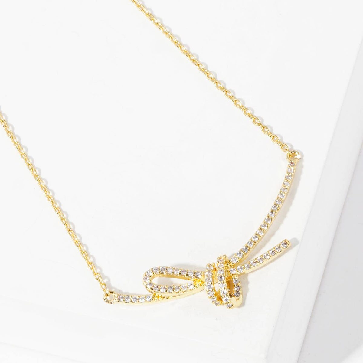 Gold Plated Knot Necklace