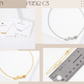 Polished Brass Love Word Chain Bracelet