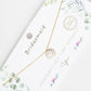 Bridesmaid Pearl & Crystal Sunburst Pendant Necklace