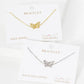 Minimalist Pavé Butterfly Charm Bracelet