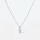 Crystal Treble Clef Pendant Necklace