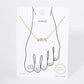 Dainty LOVE Letter Anklet with Pavé Cubic Zirconia