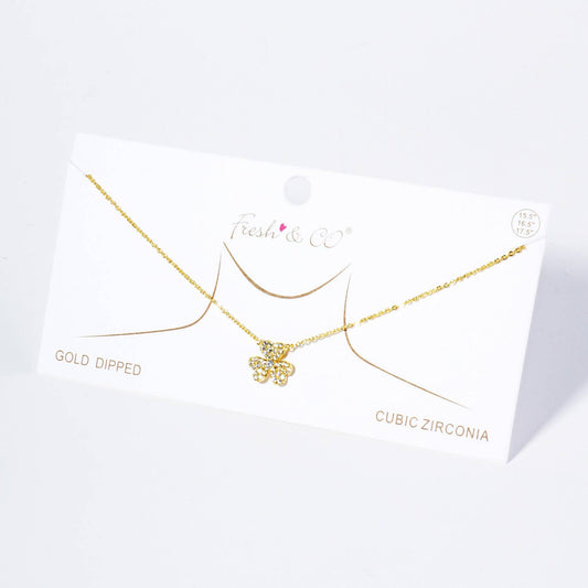 3 Leaf Clover Pendant Necklace