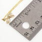 Bow Pendant with Square-Cubic-Zirconia Stones Necklace