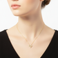 Geometric Diamond Cutout Pendant Necklace
