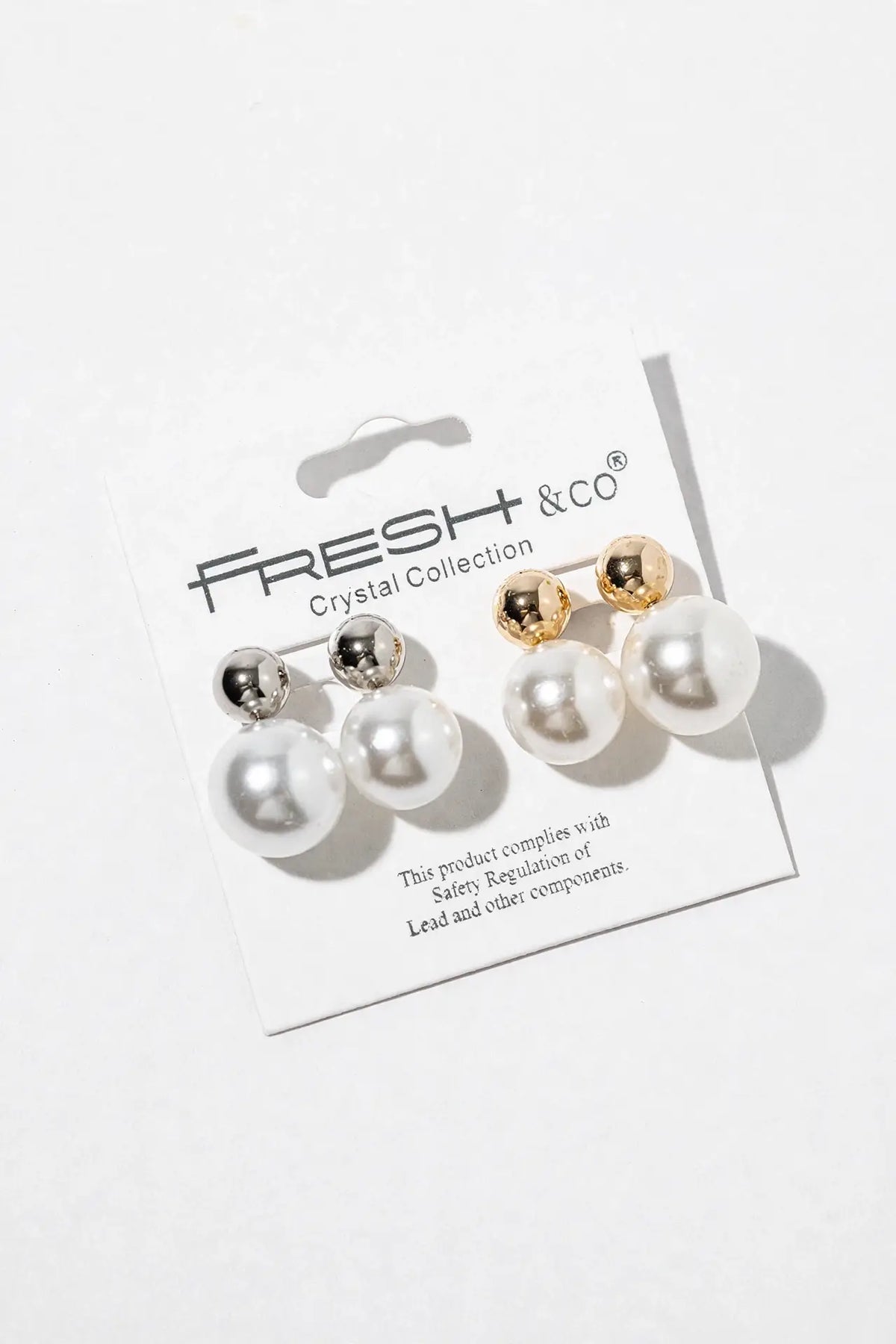 Double-Sided Pearl Stud Earrings – Pearl Ball Jacket